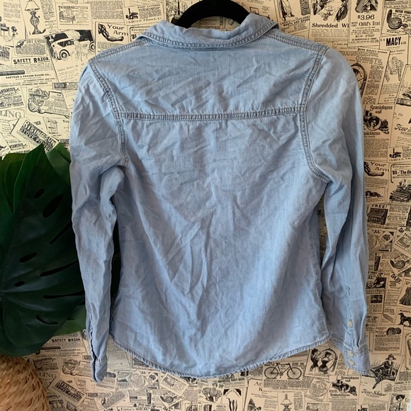 Mossimo Target Brand Button Down T-Shirt SZ Small - Picture 6 of 8